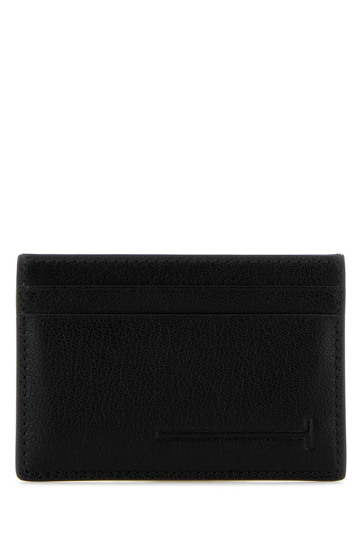 Tom Ford Grain Card Case — Black