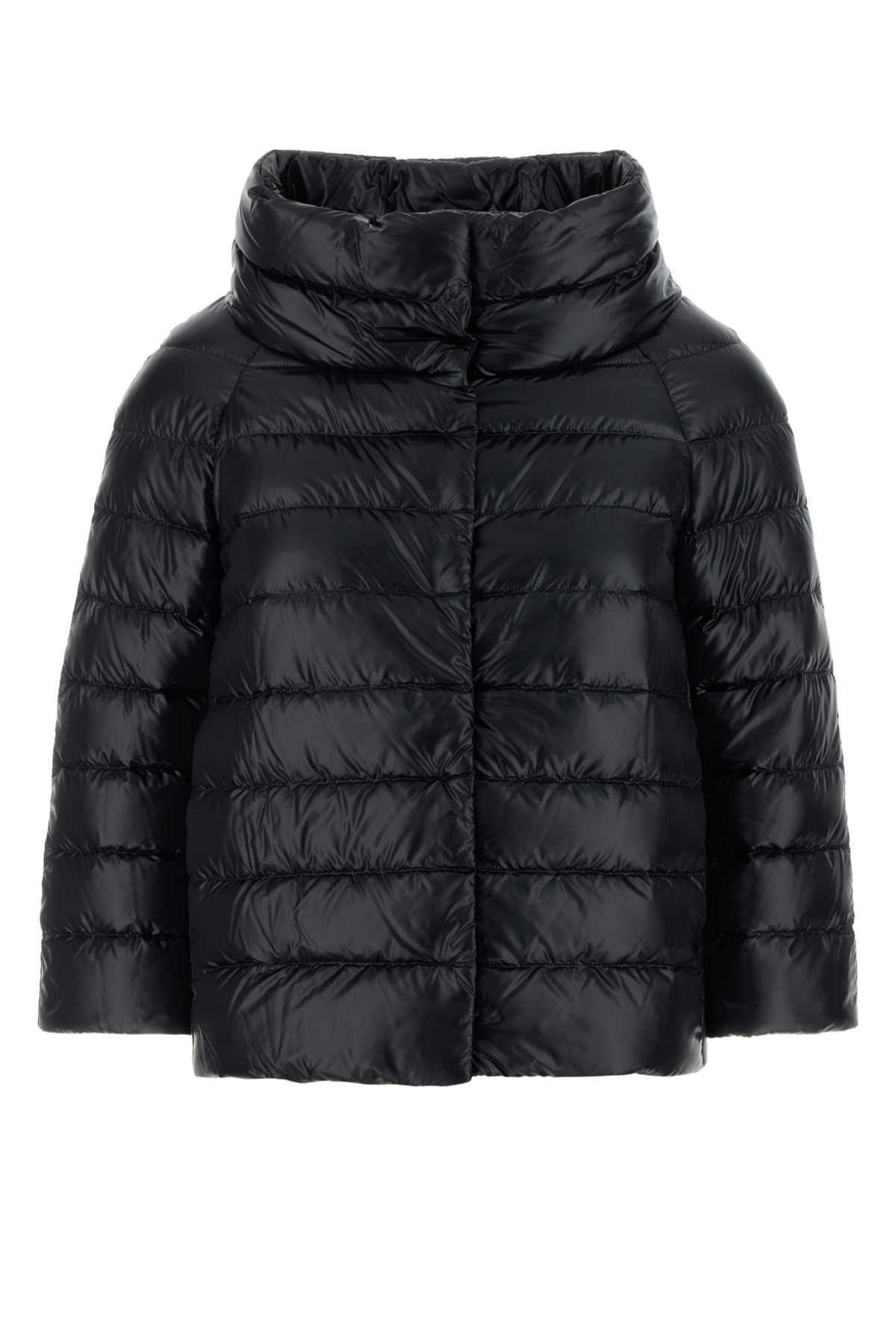 Herno Nylon Down Down Jacket — Black