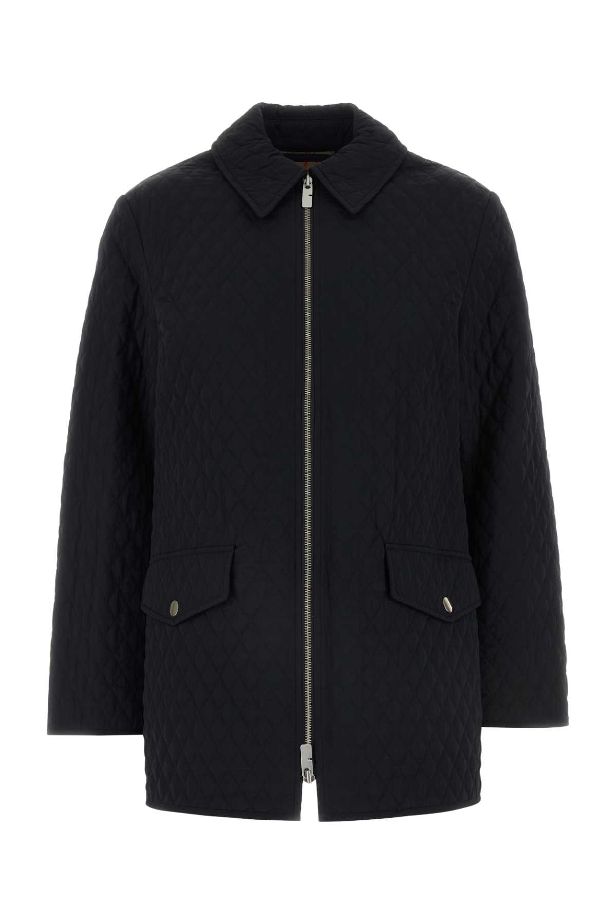 Burberry Quilted Nylon Jacket — Black