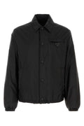 Prada Re-Nylon Padded Down Jacket — Black