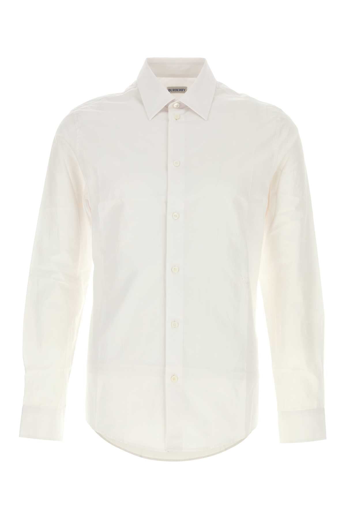 Burberry Poplin Shirt — White