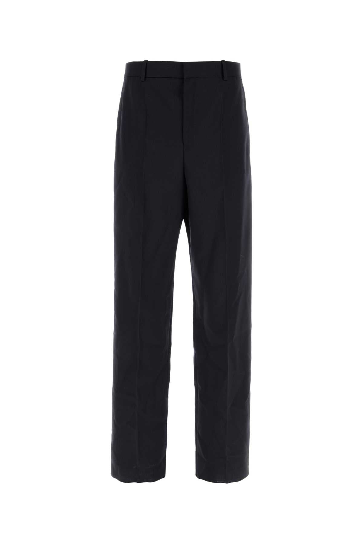 Saint Laurent Wool Trousers — Navy