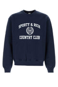 Sporty & Rich Crest Sweatshirt — Navy