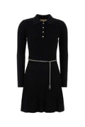 Michael By Michael Kors Polo Mini Dress — Black