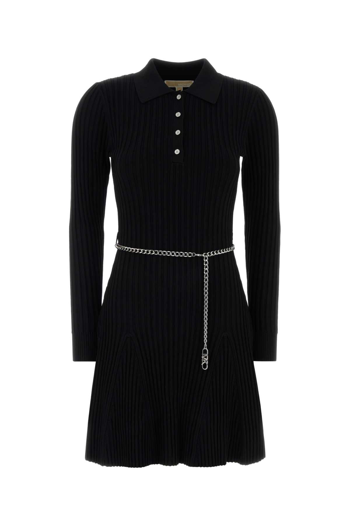 Michael By Michael Kors Polo Mini Dress — Black