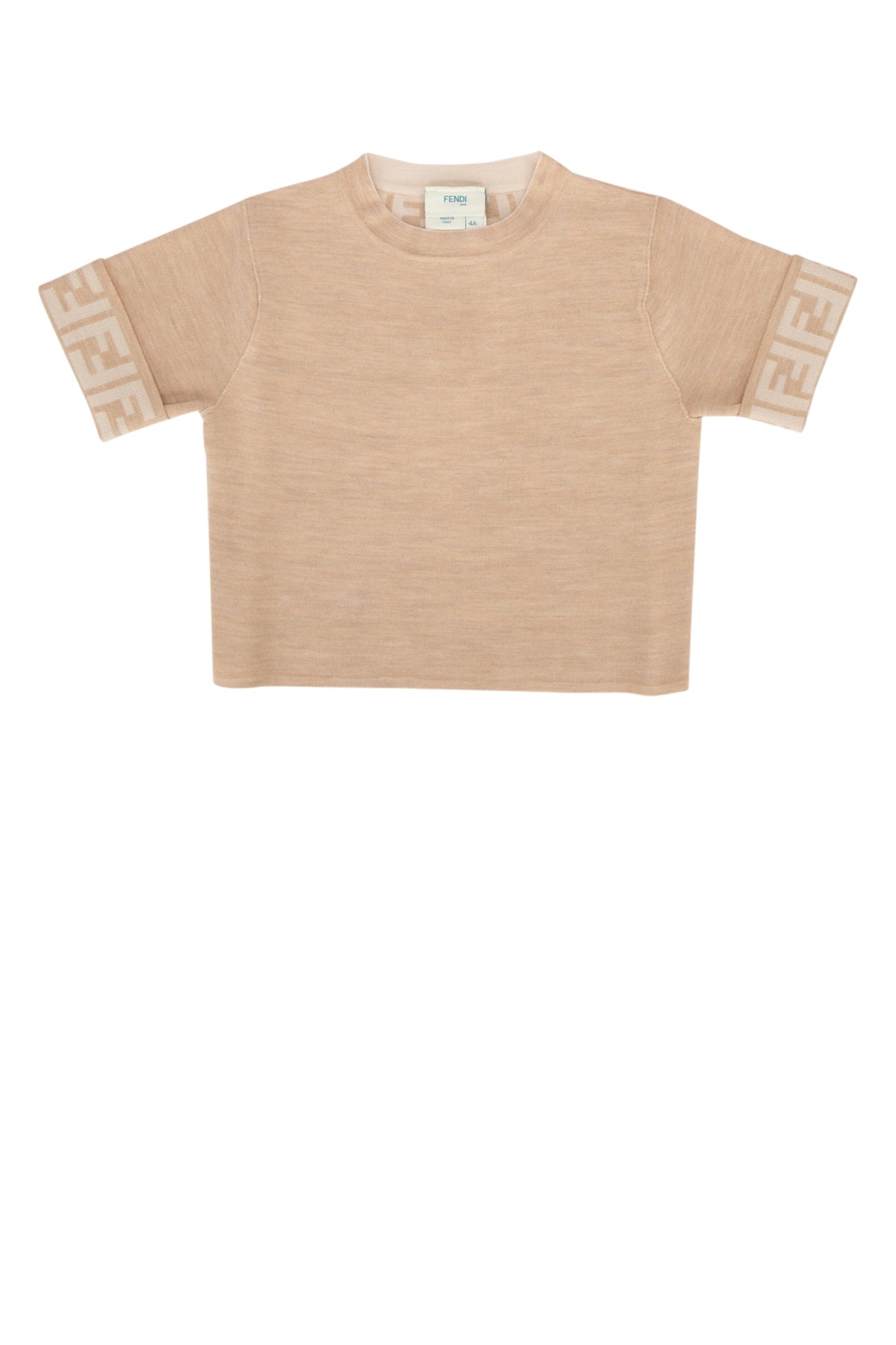 Fendi Kids Maglia Sweater — Beige