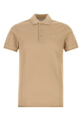 Burberry Piquet Cotton Polo Shirt — Beige