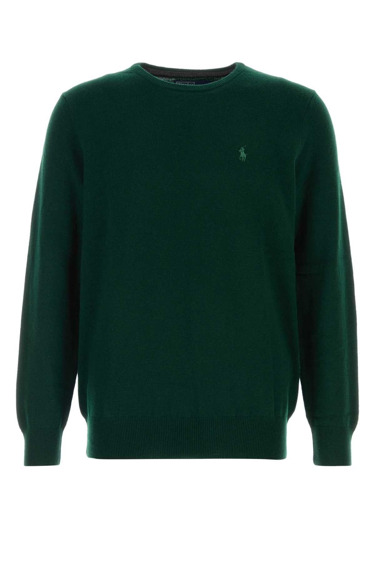 Polo Ralph Lauren Wool Crewneck Sweater — Green