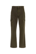 Burberry Cotton Utility Cargo Pants — Green