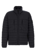 Stone Island Stretch Nylon Down Jacket — Navy