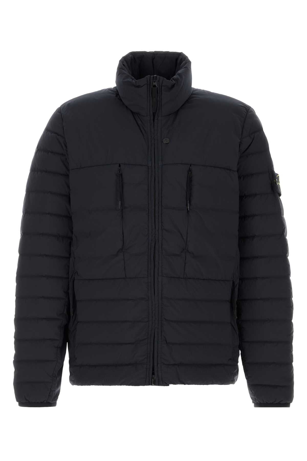 Stone Island Stretch Nylon Down Jacket — Navy