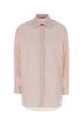 Jil Sander Oversized Muslin Shirt — Pink