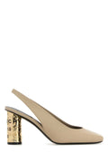 Givenchy Leather Tape Slingback Pump — Beige