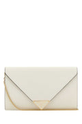 Prada Leather Crossbody Bag — Beige