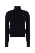 AMI Paris Coeur Sweater — Navy