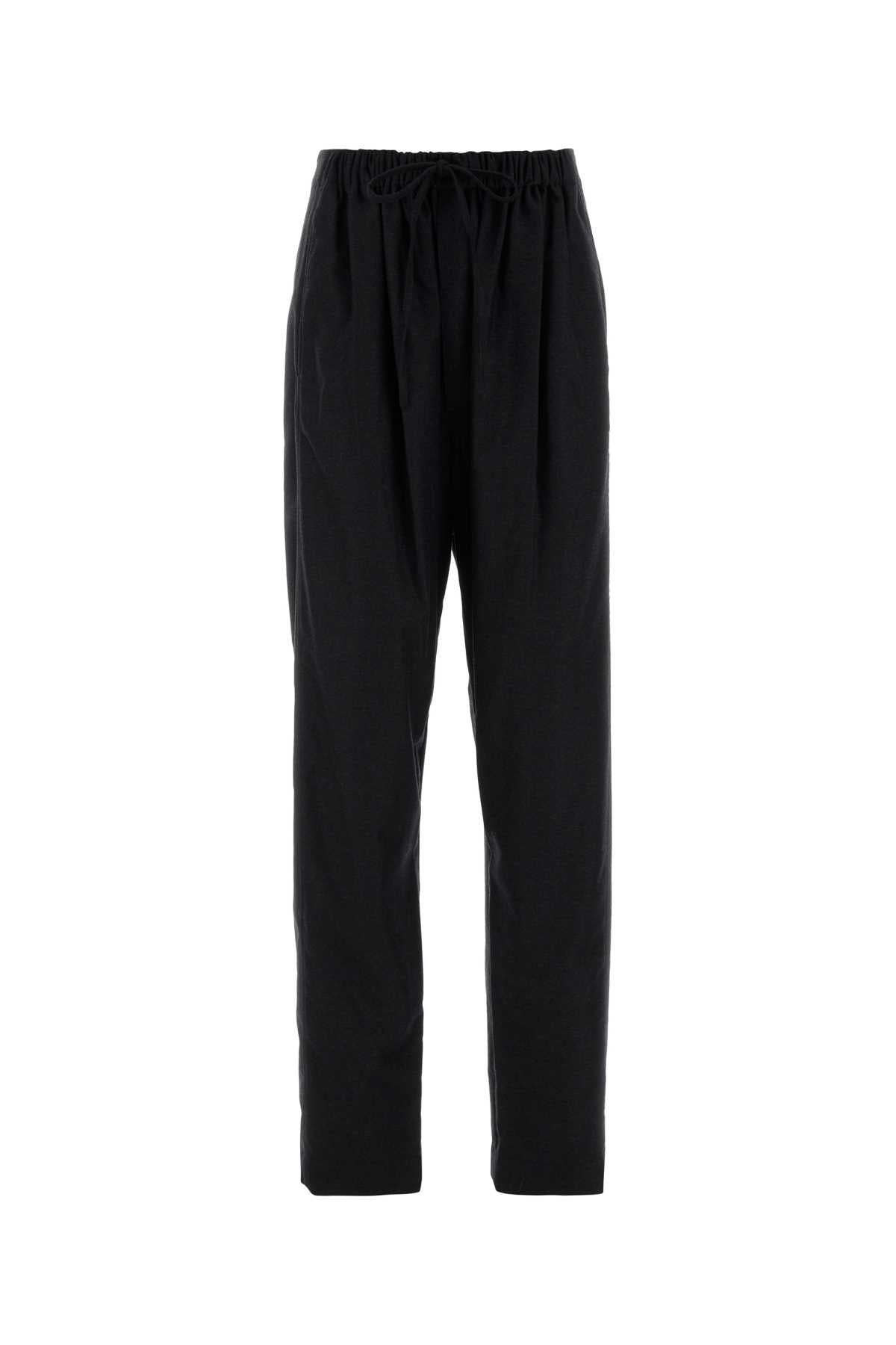 Lemaire Cashmere-Nylon Blend Trousers — Gray