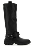Burberry Stomp Boots — Black