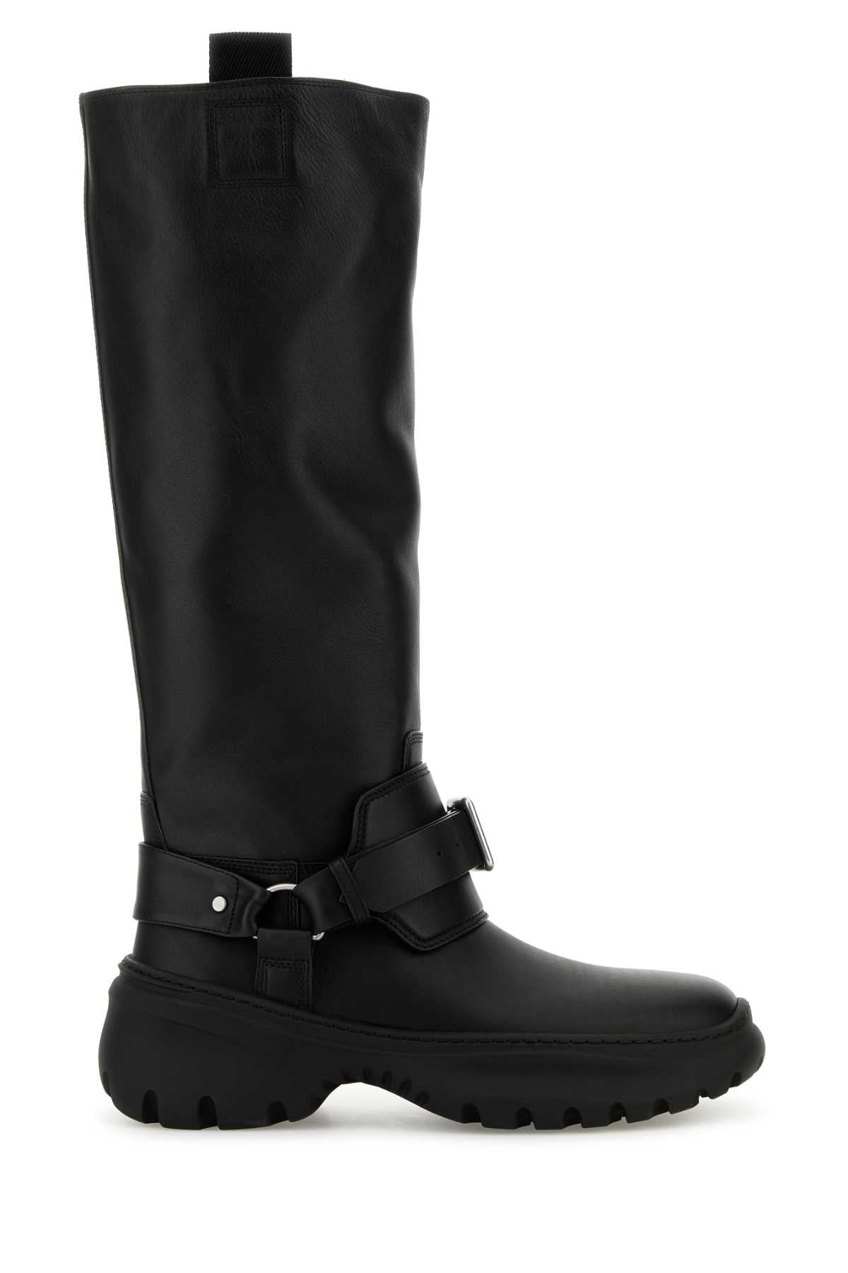 Burberry Stomp Boots — Black