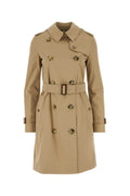 Burberry Classic Cotton Trench Coat — Beige