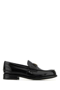 Prada Vitello Leather Loafer — Black