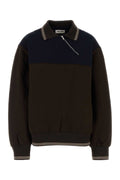 Miu Miu Colour-Block Viscose Sweatshirt — Black