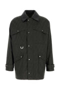 Fendi FF Monogram Canvas Coat — Brown
