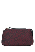 Pinko Beauty Case Mini Clutch — Burgundy