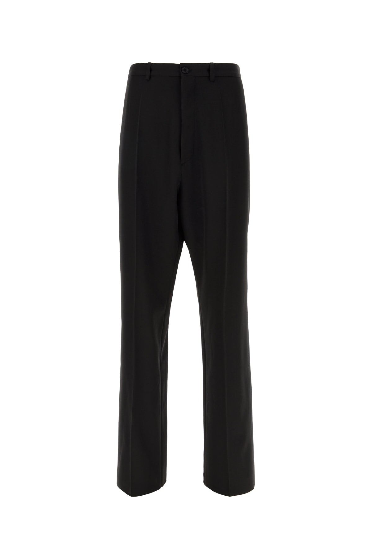 Balenciaga Tailored Wool Trousers — Black