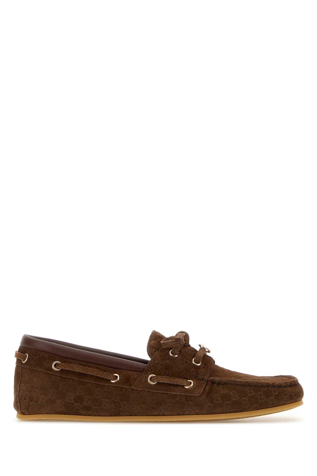 Gucci Upper Moccasin — Brown