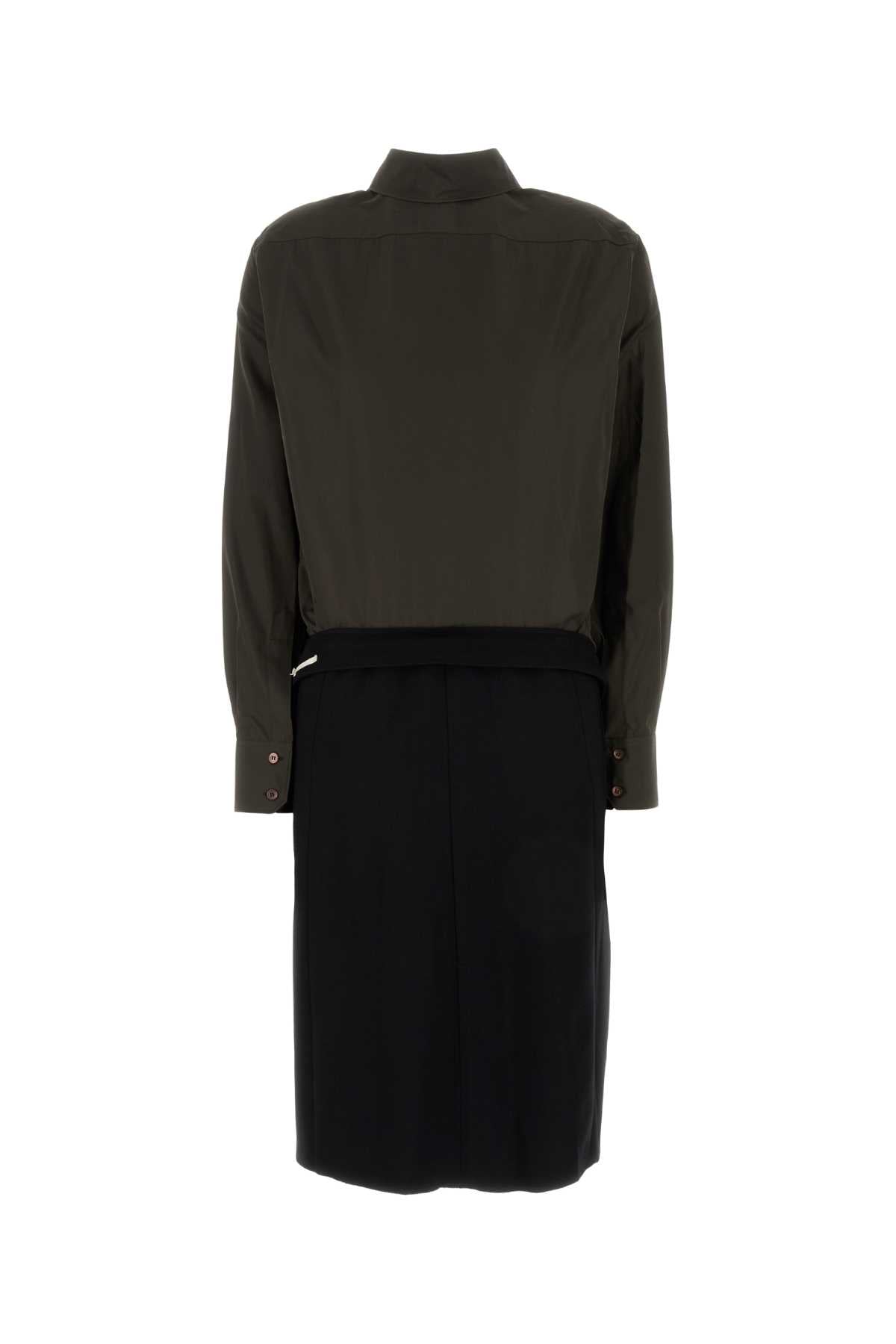 Maison Margiela Dress Shirt Dress — Blue