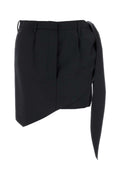 Prada Mohair Blend Mini Skirt — Black
