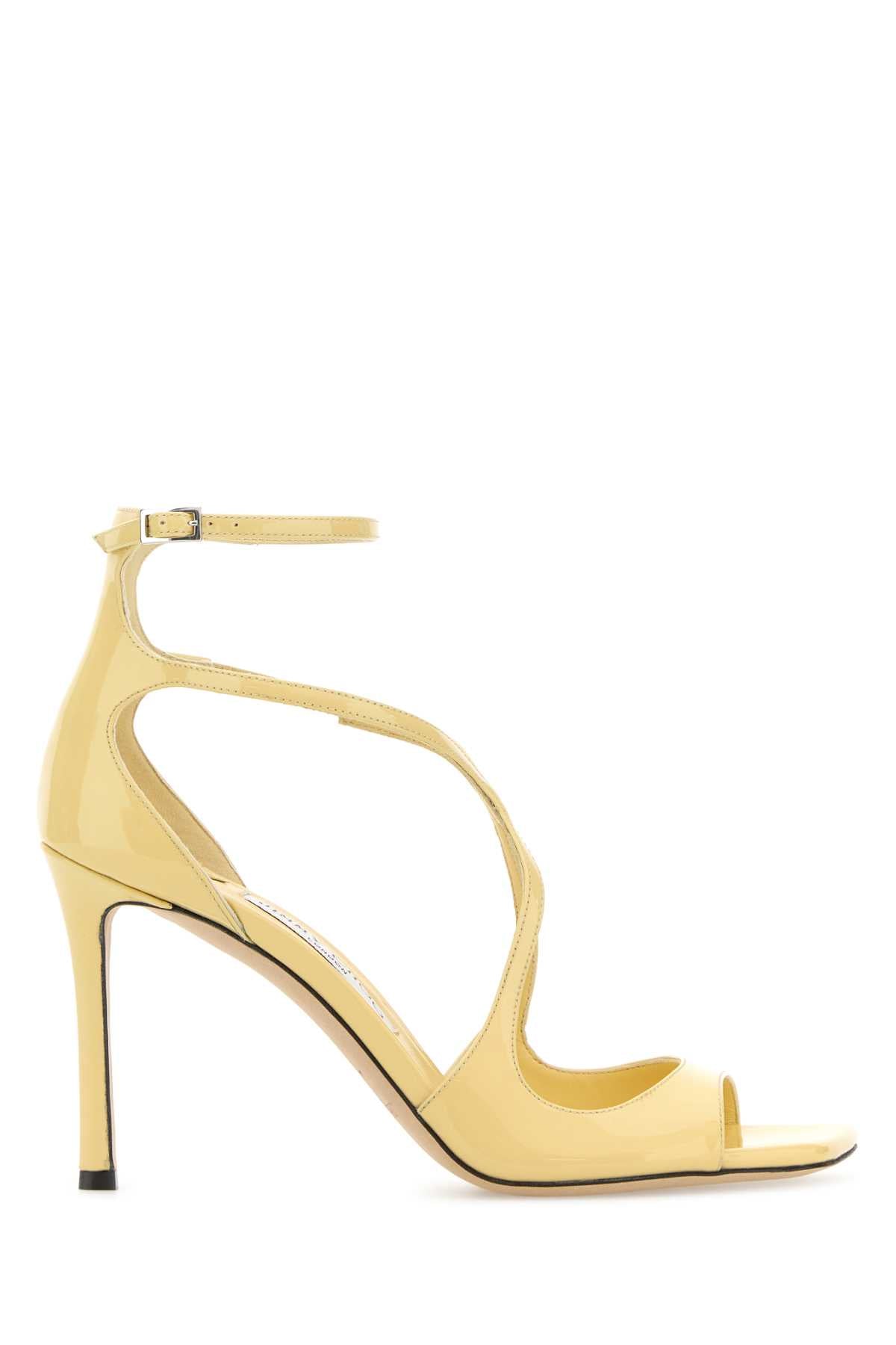 Jimmy Choo Azia 95 Sandal — Yellow