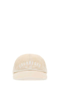 Courreges CAPPELLO Cotton Baseball Cap — Beige