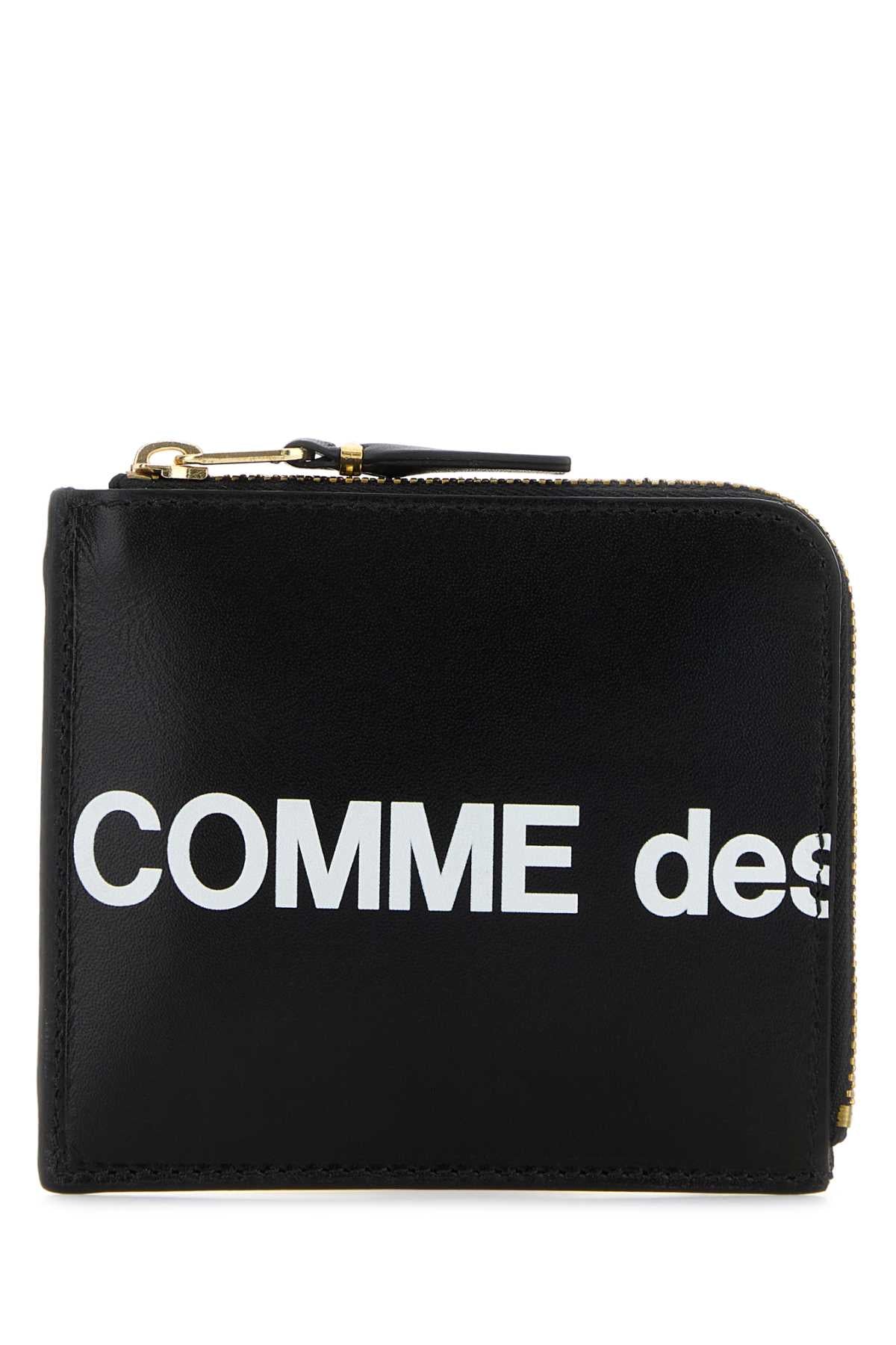 Comme des Garçons Logo Wallet — Black