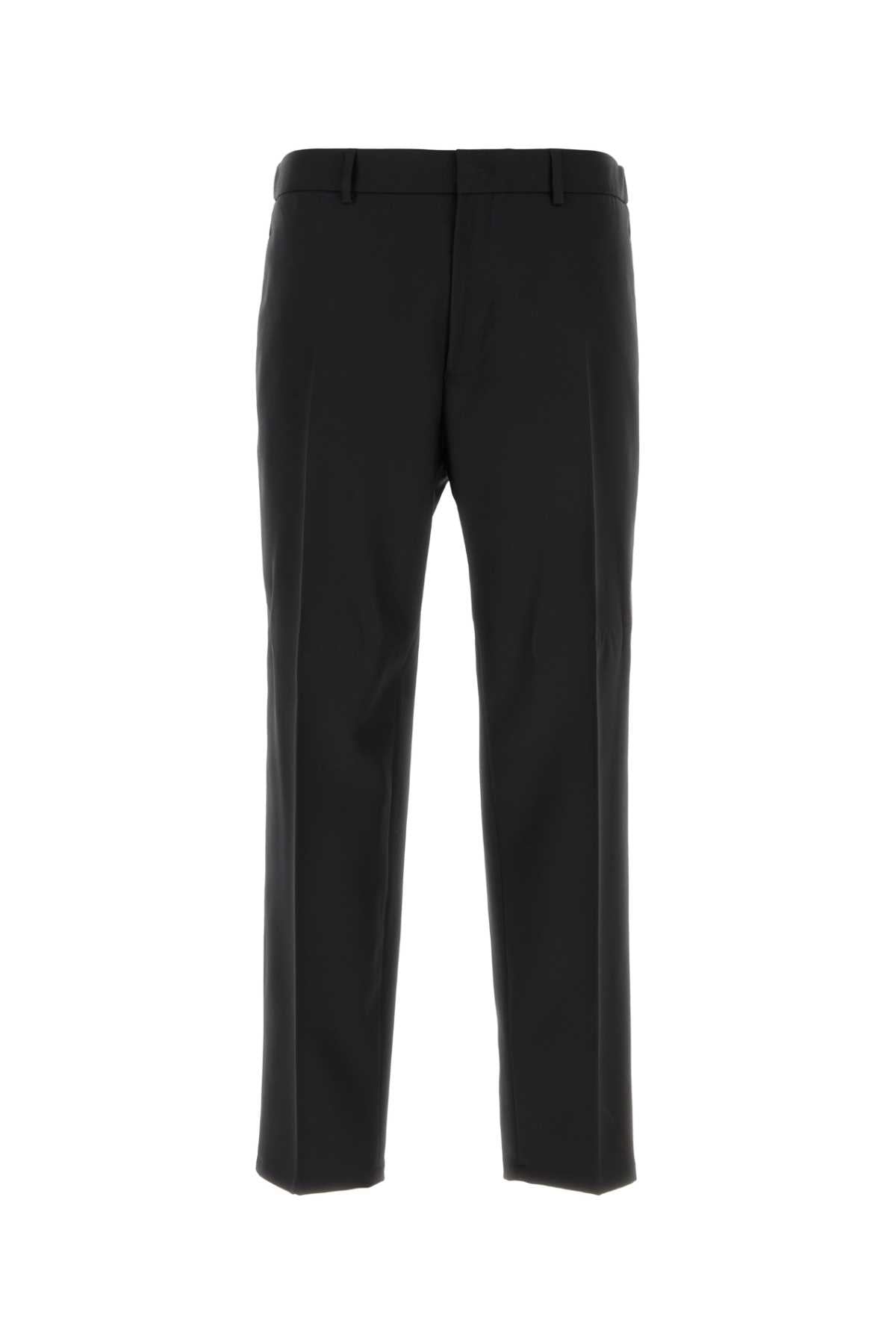 Jil Sander Tailored Polyester Trousers — Black