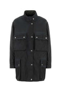 Prada Re-Nylon Puffer Jacket — Gray