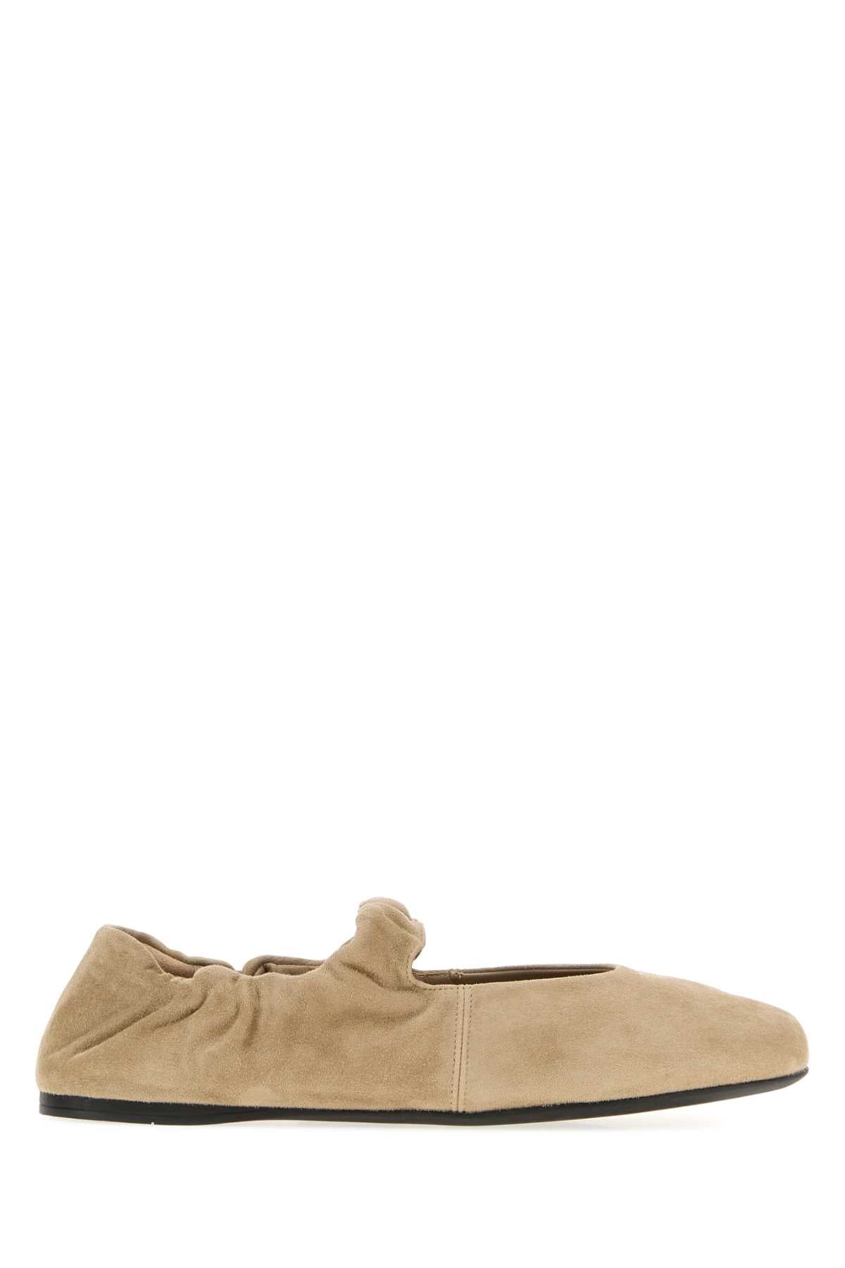 Miu Miu Ballerine Flat — Beige