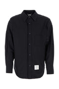 Camisa de lana Thom Browne — Negra