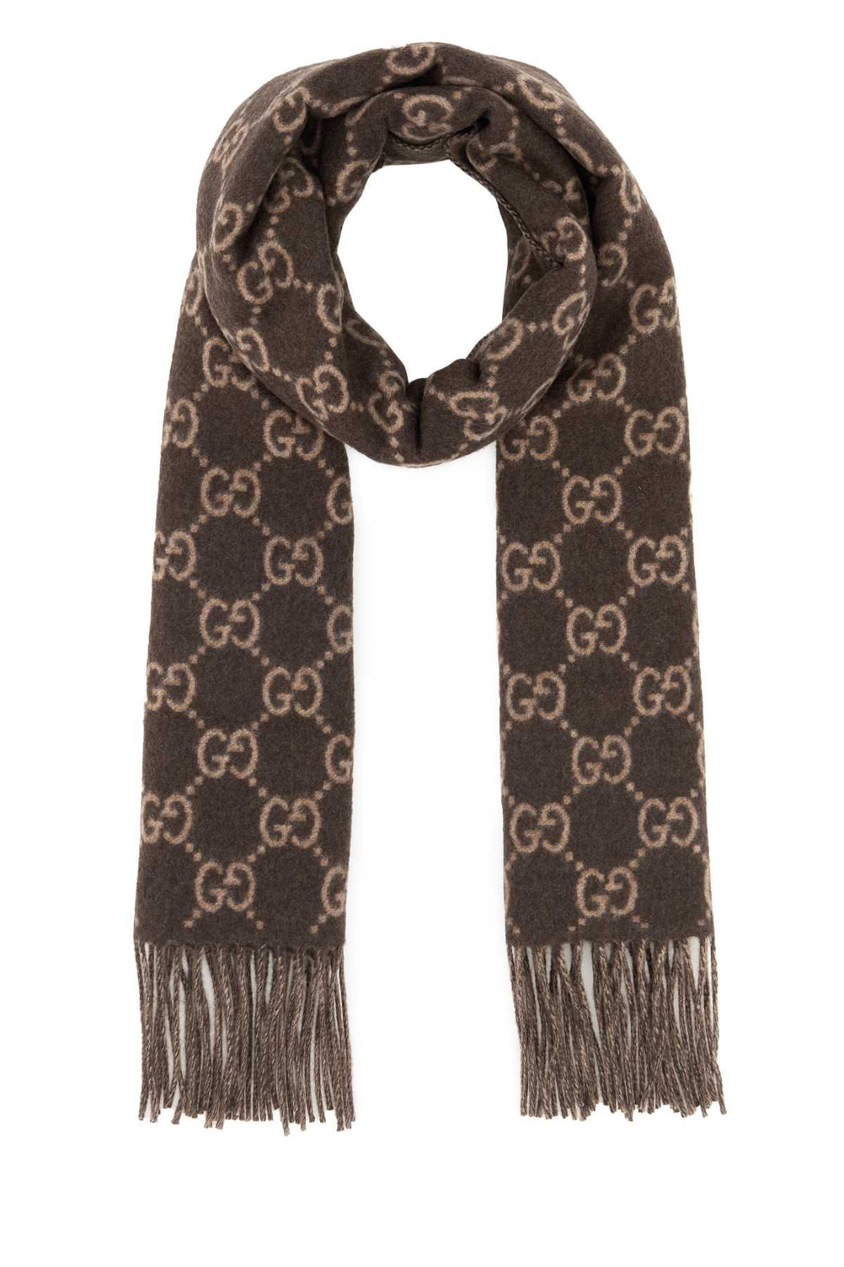 Bufanda Canvy de Gucci — Marrón