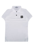 Stone Island Kids Polo Polo — White