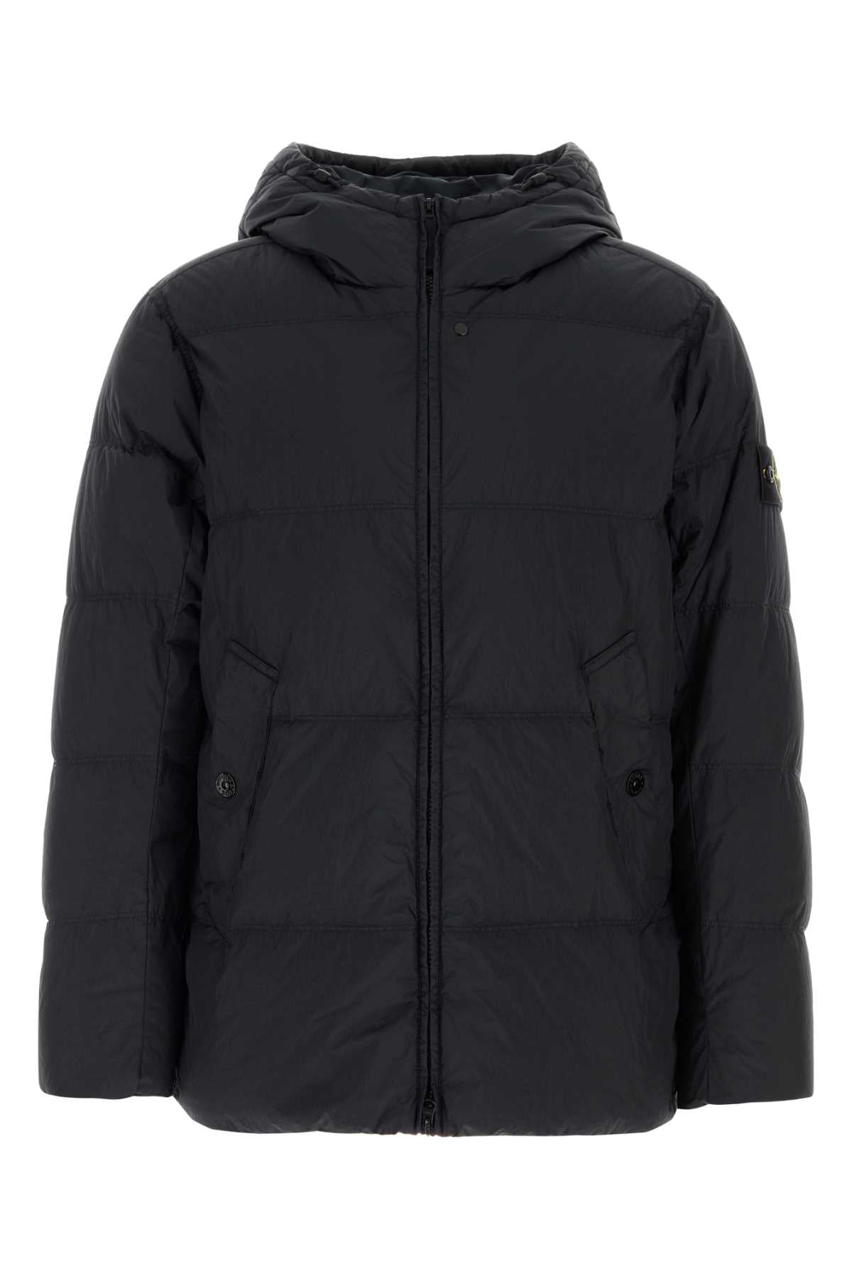 Stone Island Nylon Down Down Jacket — Blue