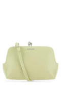 Jil Sander Structured Leather Micro Bag — Green