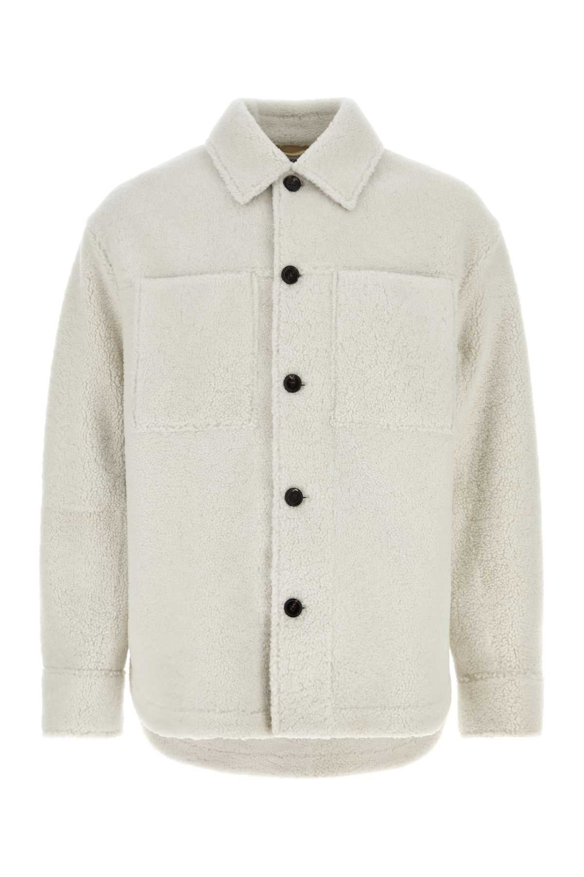 Bottega Veneta Shirt Jacket — Beige