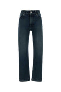 Jil Sander High-Waist Denim Jeans — Navy
