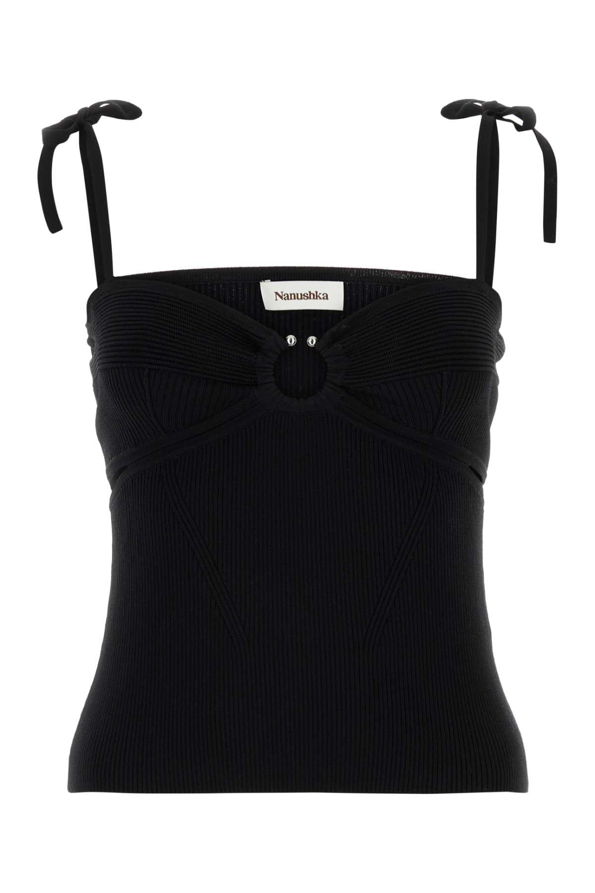 Nanushka Tank Top — Black
