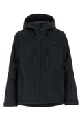 Prada Recycled Polyester Windbreaker Jacket — Black