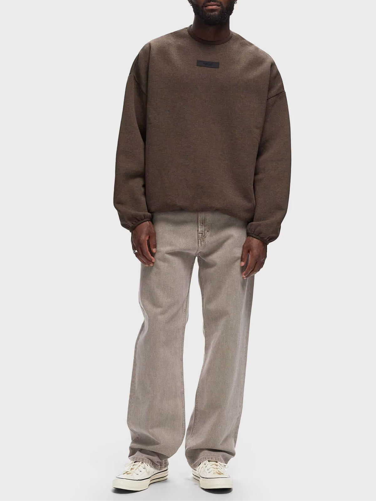 Fear Of God Essentials Sweatshirt — Brown