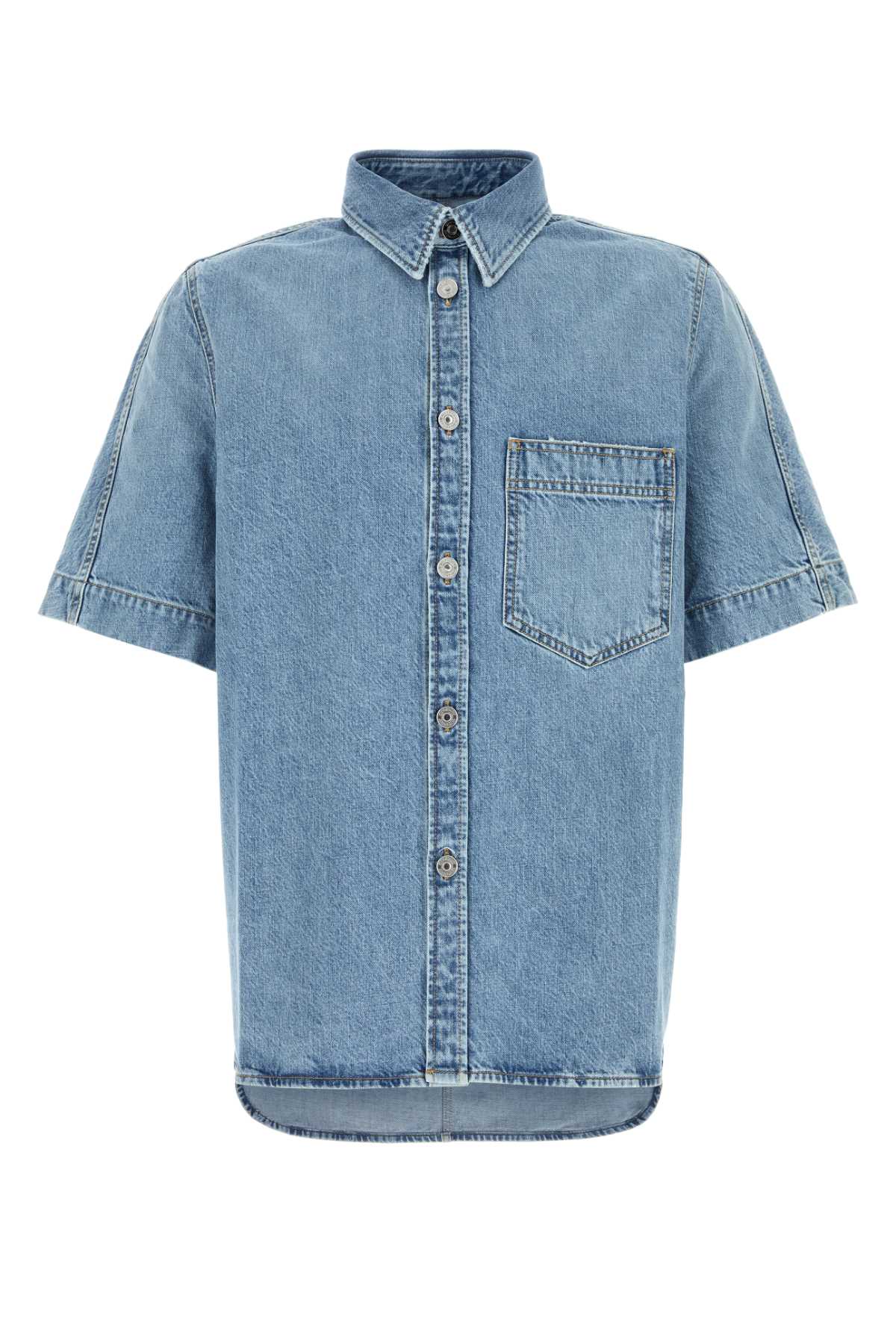 Givenchy Sleeves Shirt — Blue