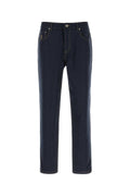 Brunello Cucinelli Virgin Wool Trousers — Navy