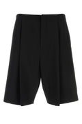 The Row Short Bermuda Shorts — Black